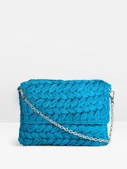 Hush Blue Pompano Clutch Bag - Image 1 of 3
