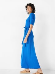 Hush Blue Alice Ribbed Jersey Dress - Image 3 of 4