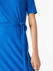 Hush Blue Alice Ribbed Jersey Dress - Image 4 of 4