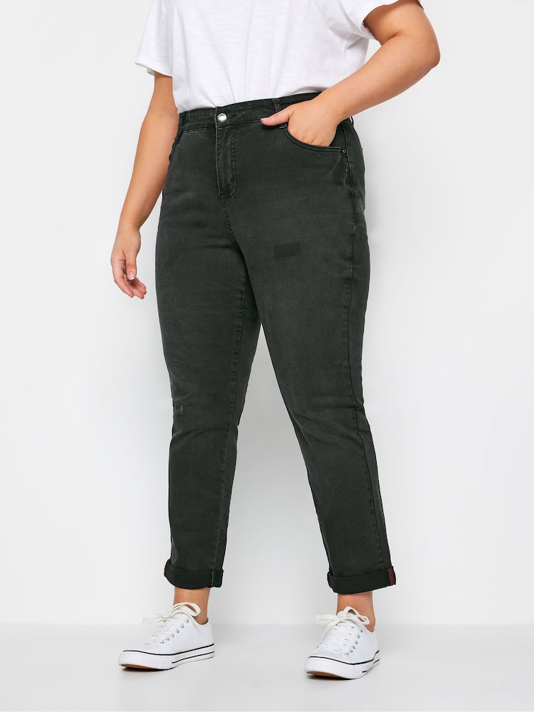Evans Slim Fit Washed Black Jeans - Image 1 of 2