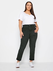Evans Slim Fit Washed Black Jeans - Image 2 of 2