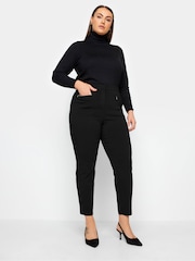 Evans Black Bengaline Tapered Trousers - Image 2 of 2