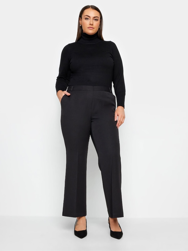 Evans Wide Leg Formal Black Trousers - Image 2 of 2