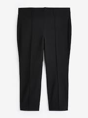 Evans Black Slim Leg Pintuck Front Trousers - Image 2 of 2
