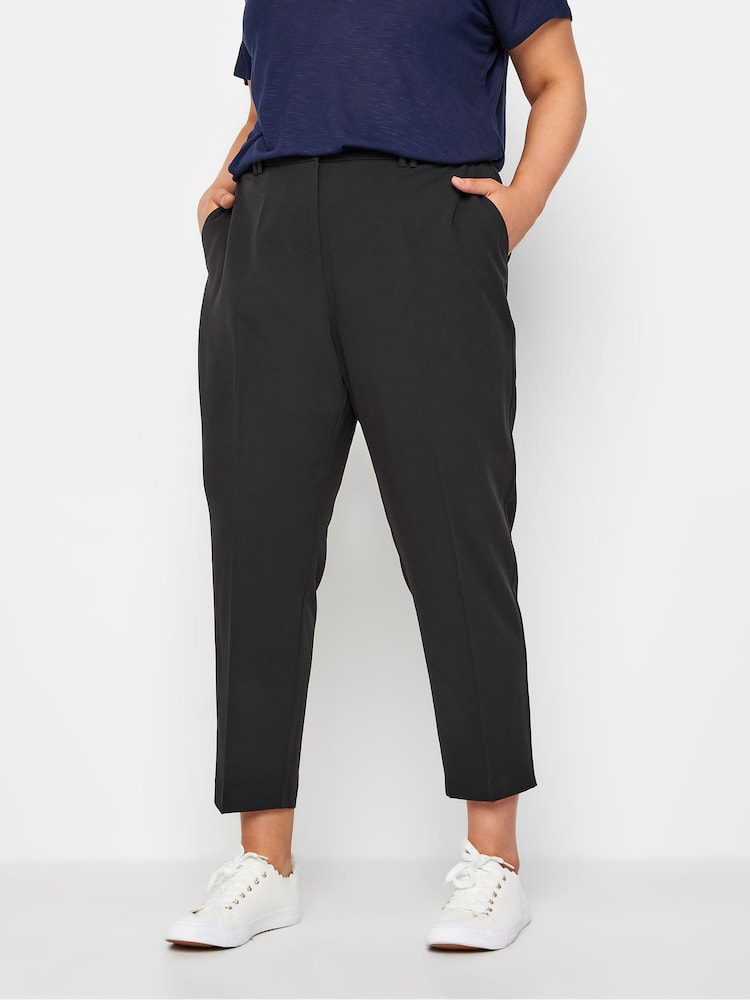 Evans Slim Fit Black Trousers - Image 1 of 2