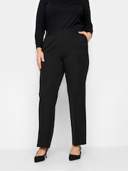Evans Straight Leg Black Trousers - Image 1 of 2