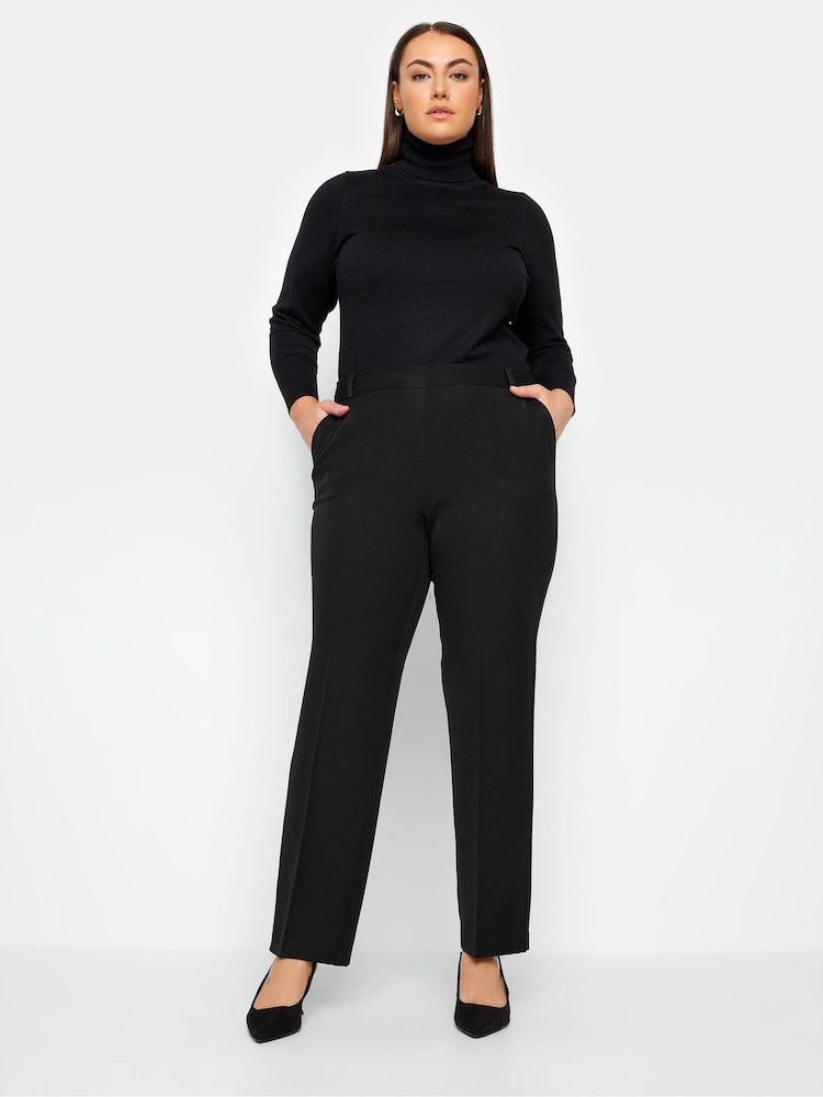 Evans Straight Leg Black Trousers - Image 2 of 2
