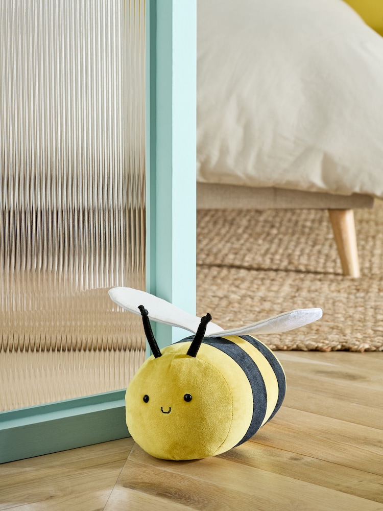 Ochre Yellow Bumblebee Doorstop - Image 1 of 4