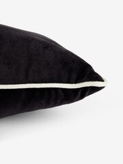 Black Ten Out Of Ten Velvet Embellished Draught Excluder - Image 5 of 5