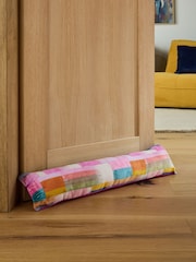 Bright Cut Velvet Retro Etch Draught Excluder - Image 1 of 4