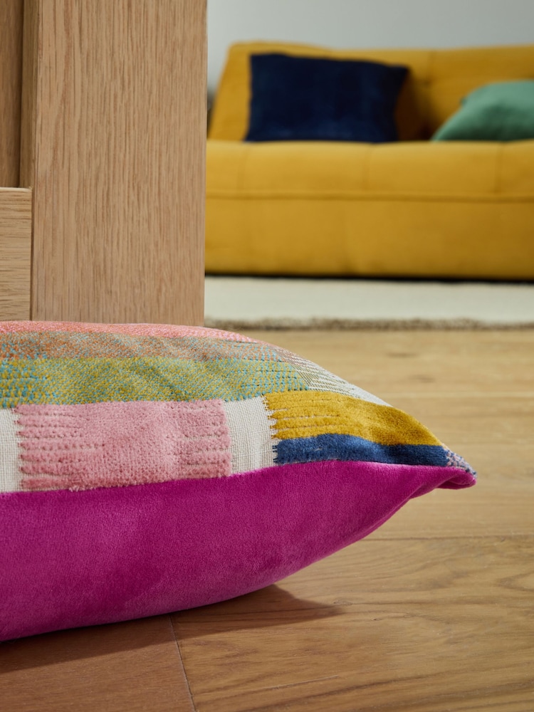 Bright Cut Velvet Retro Etch Draught Excluder - Image 2 of 4