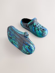 Blue Marble Slippers Clogs - Image 3 of 5