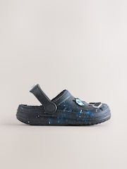 Black Galaxy Star Wars Warm Lined Slipper Clogs - Image 2 of 7