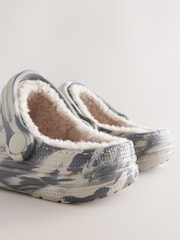 Grey Marble Slippers Clogs - Image 3 of 5