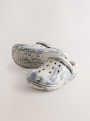 Grey Marble Slippers Clogs - Image 5 of 5