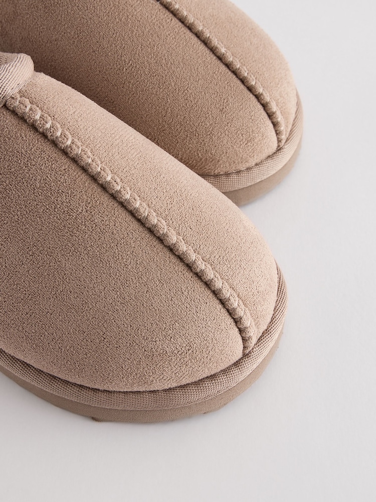 Neutral Cosy Mules Slippers - Image 5 of 5 Neutral Cosy Mules Slippers - Image 5 of 5