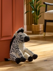 Monochrome Zebra Doorstop - Image 1 of 6
