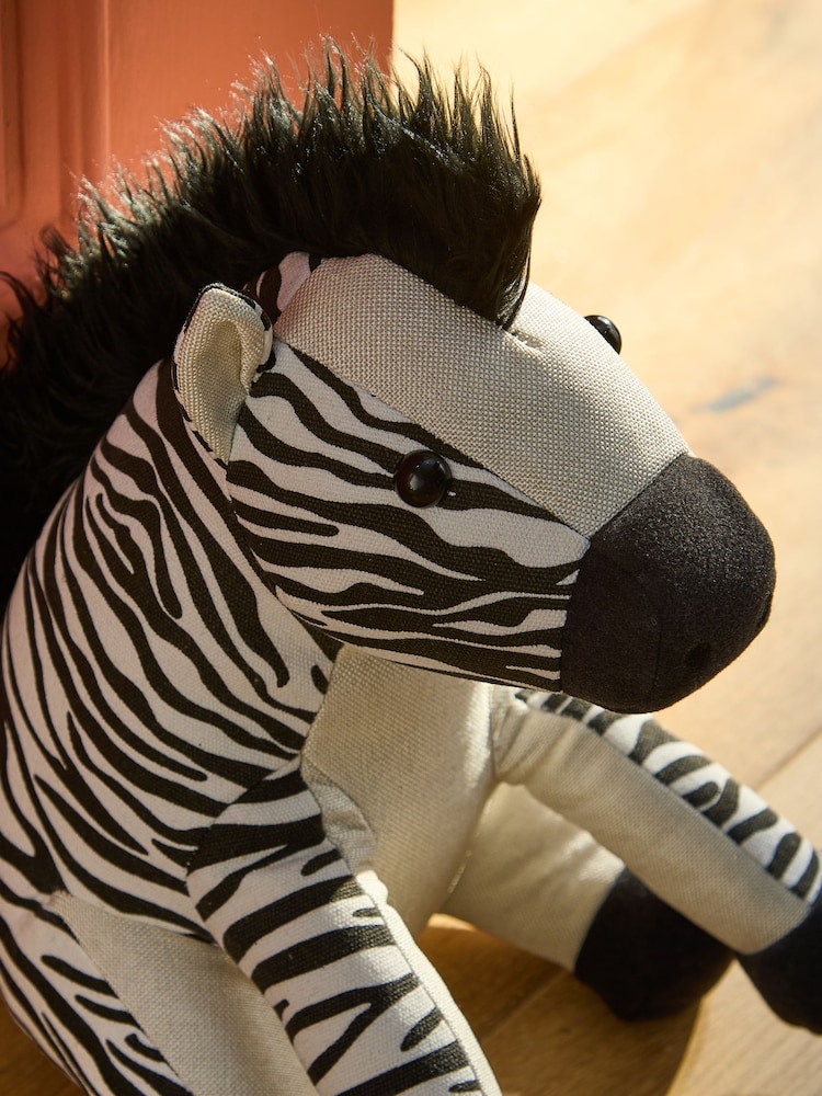 Monochrome Zebra Doorstop - Image 2 of 6