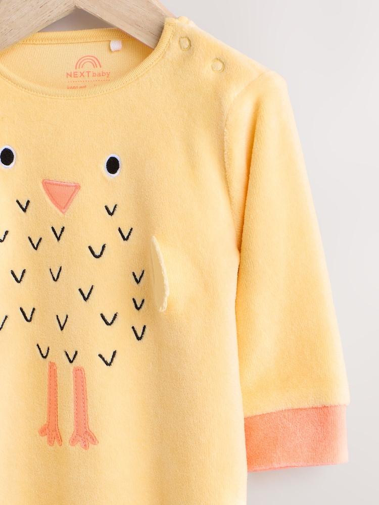Yellow Chick Baby Sleepsuit & Hat Set (0mths-2yrs) - Image 6 of 10