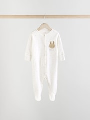 Neutral Bear Character Sleepsuits 5 Pack (0mths-2yrs) (0mths-2yrs) - Image 4 of 10