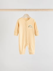 Multicolor - Rainbow Baby Footless Sleepsuits 3 Pack (0mths-3yrs) - Imagen 3 de 13