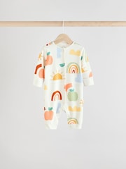 Multicolor - Rainbow Baby Footless Sleepsuits 3 Pack (0mths-3yrs) - Imagen 6 de 13