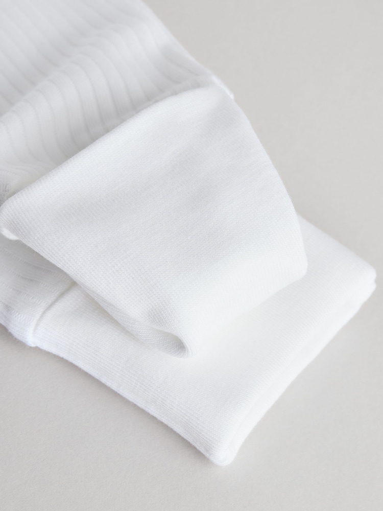 Blanc - Lot de 3 dors-bien zippés sans pieds 100% coton (02ans) - Image 8 of 10