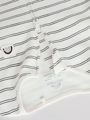 White/Black Two Way Zip Baby Sleepsuits 4 Pack (0mths-2yrs) (0mths-2yrs) - Image 10 of 14