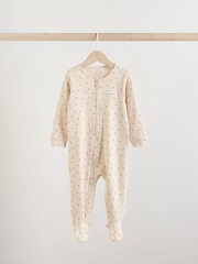 White/Black Two Way Zip Baby Sleepsuits 4 Pack (0mths-2yrs) (0mths-2yrs) - Image 6 of 14