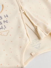 Blanco - Conjunto de gorro y pijama tipo pelele de algodón 100 % para bebé con mensaje "I'm New Here" (0-6 meses) - Imagen 10 de 14