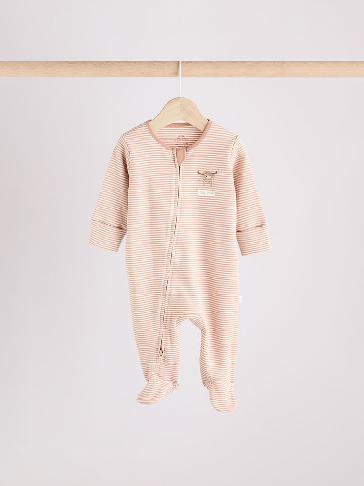 Neutrale Farbe - Hamish Baby-Schlafanzüge aus 100 % Baumwolle im 3er-Pack (0 Monate bis 2 Jahre) - Bild 2 von 14 Neutrale Farbe - Hamish Baby-Schlafanzüge aus 100 % Baumwolle im 3er-Pack (0 Monate bis 2 Jahre) - Bild 2 von 14