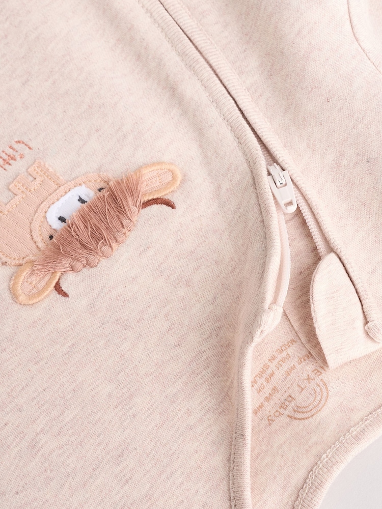 Neutral Hamish Baby 100% Cotton Sleepsuits 3 Pack (0mths-2yrs) - Image 7 of 14