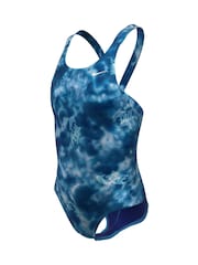 Nike купальник с принтом тай-дай и вырезом на спине - Image 2 of 3