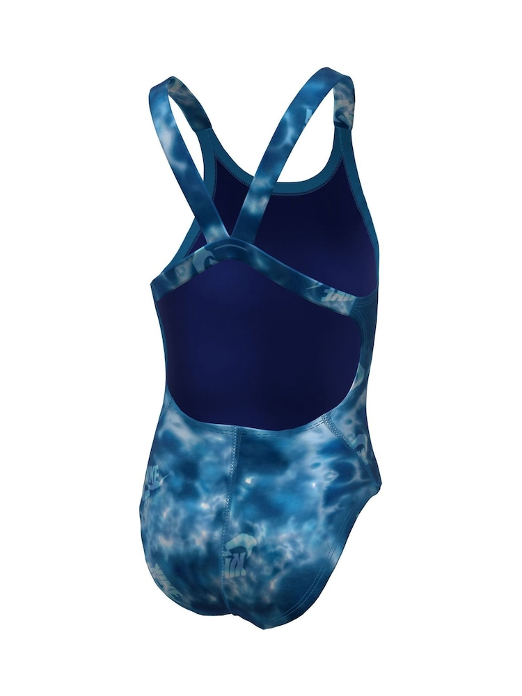 Nike купальник с принтом тай-дай и вырезом на спине - Image 3 of 3