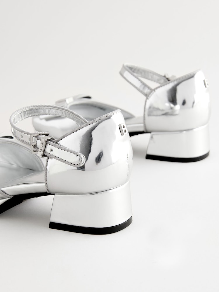 Baker by Ted Baker Girls Platform Heel Ocassion Bow Shoes - Image 6 of 6