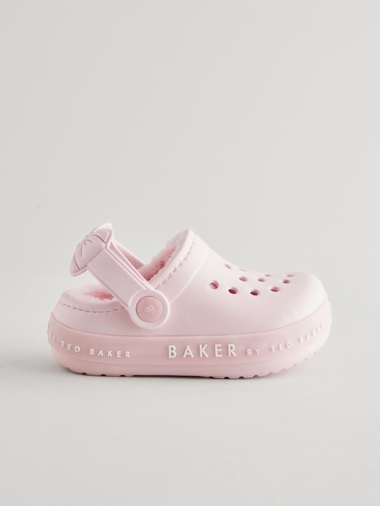 Baker By Ted Baker Borg Lined Clog Slippers - Image 2 of 6