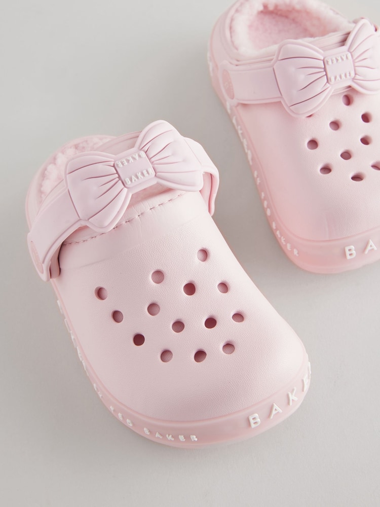 Baker By Ted Baker Borg Lined Clog Slippers - Image 3 of 6