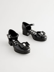 Baker by Ted Baker Girls Platform Heel Ocassion Bow Shoes - Image 1 of 8