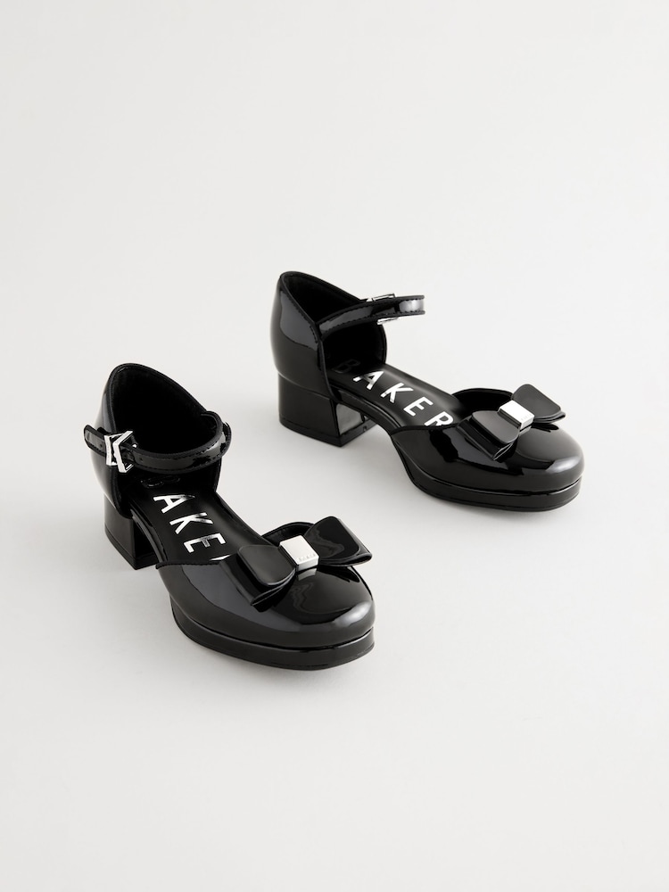 Baker by Ted Baker Girls Platform Heel Ocassion Bow Shoes - Image 1 of 8