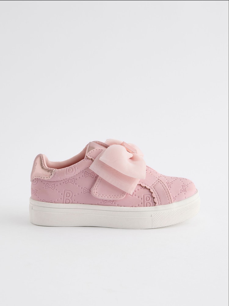 وردي - حذاء رياضي للبنات بفيونكة تشكيلة Organza من Baker by Ted Baker - صورة 2 من 5