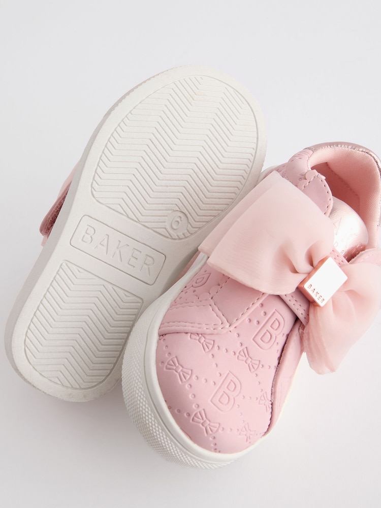 وردي - حذاء رياضي للبنات بفيونكة تشكيلة Organza من Baker by Ted Baker - صورة 5 من 5