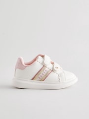 Bela - Baker by Ted Baker dekliški športni copati z blagovno znamko in trakom - Slika 1 iz 7