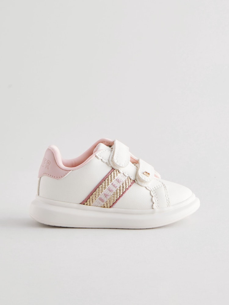 Bela - Baker by Ted Baker dekliški športni copati z blagovno znamko in trakom - Slika 1 iz 7