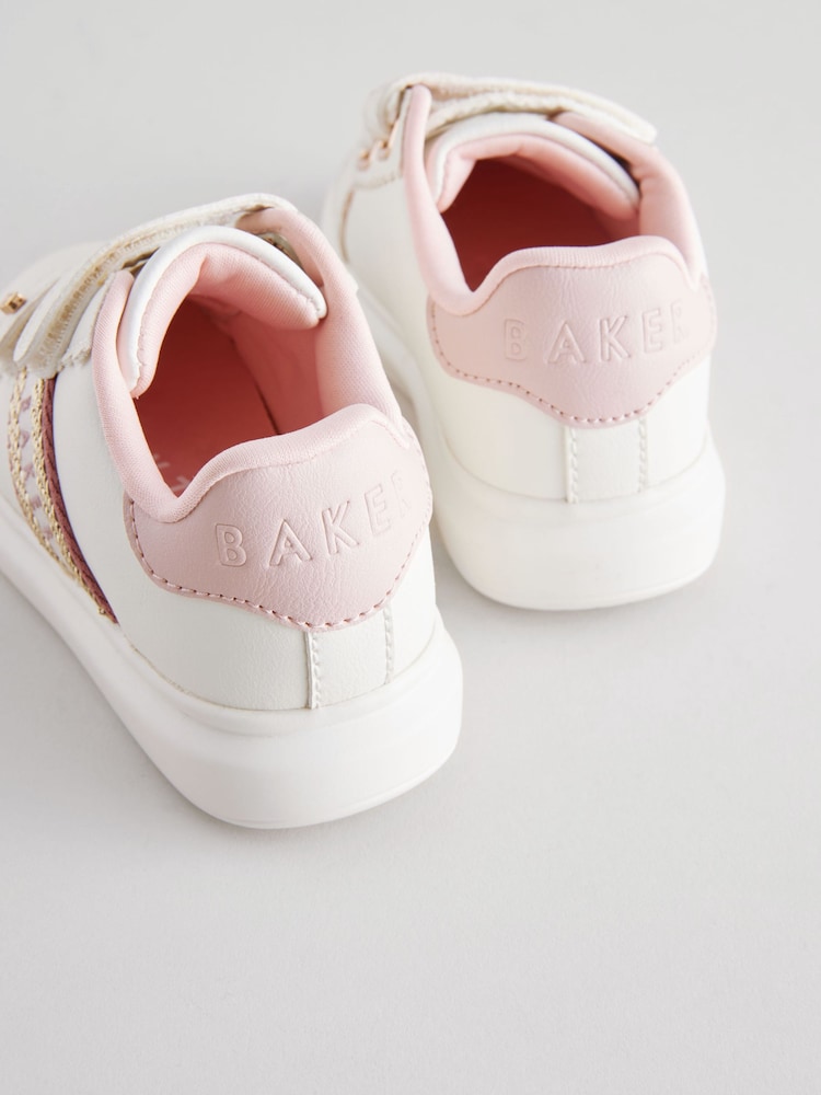 Baker by Ted Baker Girls Branded Tape Chunky Trainers - Image 3 of 7