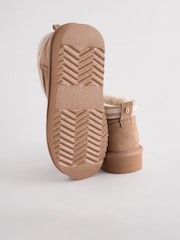 Papuci pentru fete Baker by Ted Baker Cosy Boot Bronz Maro - Image 6 of 6