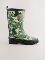 Green Camo Rubber Wellies - Image 2 of 5