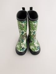 Green Camo Rubber Wellies - Image 3 of 5