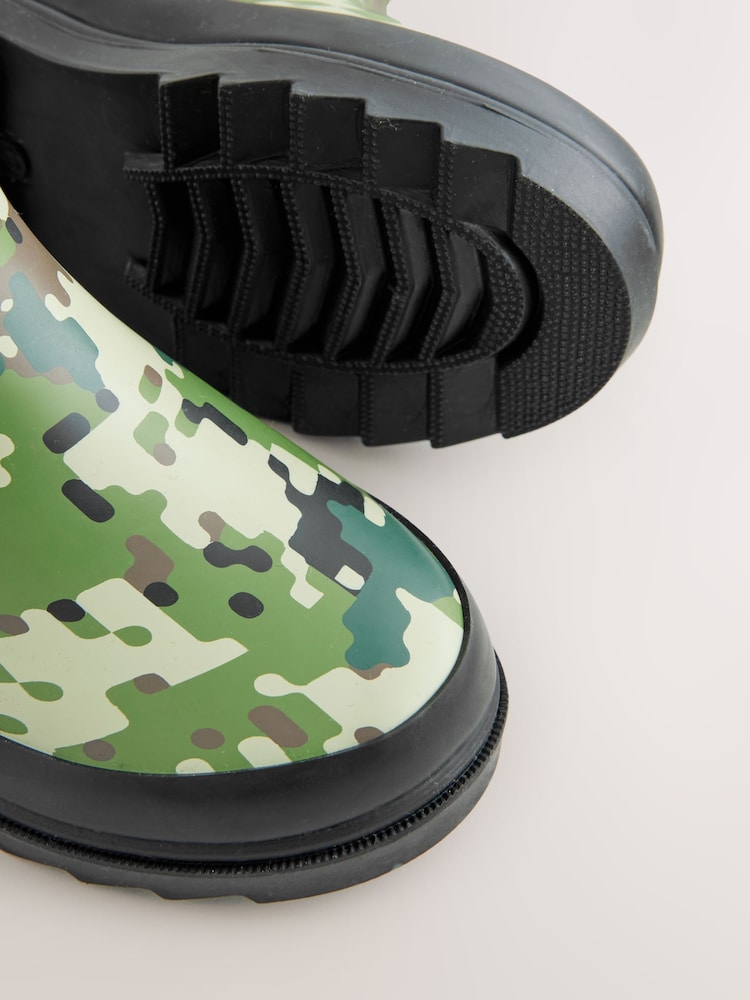 Green Camo Rubber Wellies - Image 5 of 5