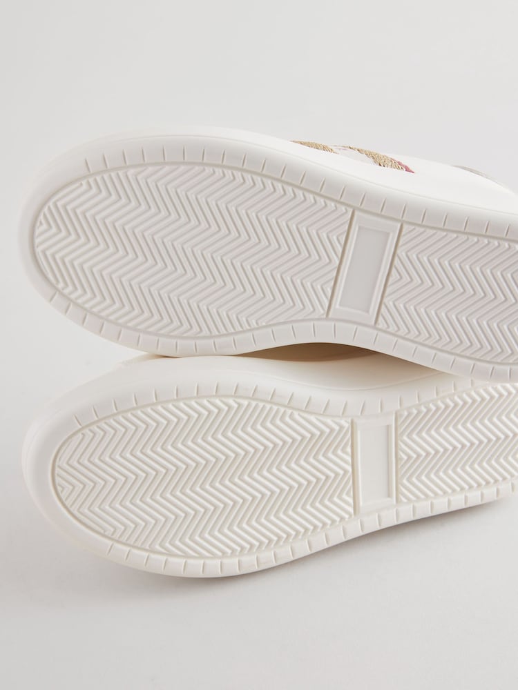Weiß - Baker by Ted Baker Girls Chunky Tape White Trainers - Bild 6 von 6 Weiß - Baker by Ted Baker Girls Chunky Tape White Trainers - Bild 6 von 6