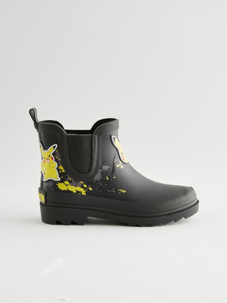 Black Pokemon Ankle Wellies - Image 2 of 5